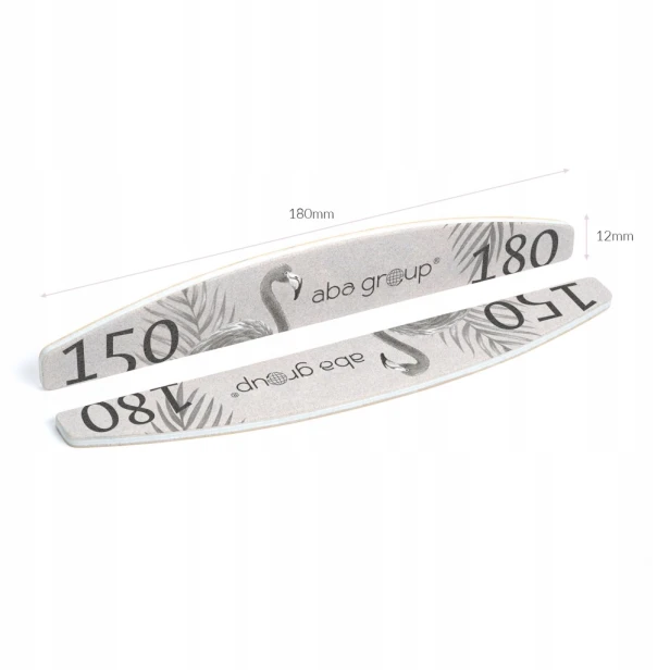 Aba BEZPIECZNY PAKIET Pilnik PÓŁKSIĘŻYC 150/180 STANDARD - FLAMING 100szt