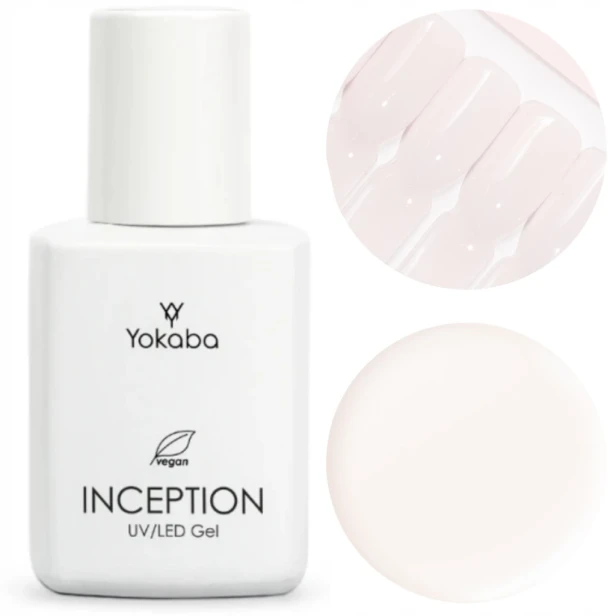 Yokaba INCEPTION 09 Żel budujący do paznokci w butelce FRENCH KISS 30ml