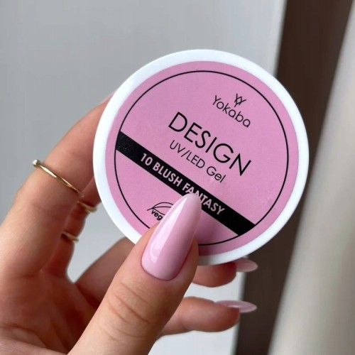 Yokaba DESIGN UV/LED GEL Żel budujący do paznokci 10 BLUSH FANTASY 50ml