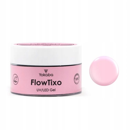 Yokaba FlowTixo GEL żel budujący do paznokci 01 MASK PINK 50ml