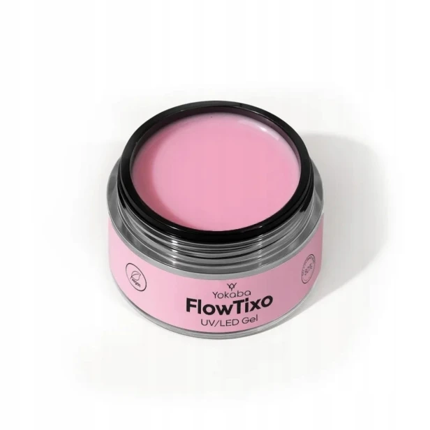 Yokaba FlowTixo GEL żel budujący do paznokci 01 MASK PINK 50ml