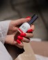 Saute Nails Lakier Hybrydowy do paznokci Fluorescencyjny RED LIGHT BABY 8ml