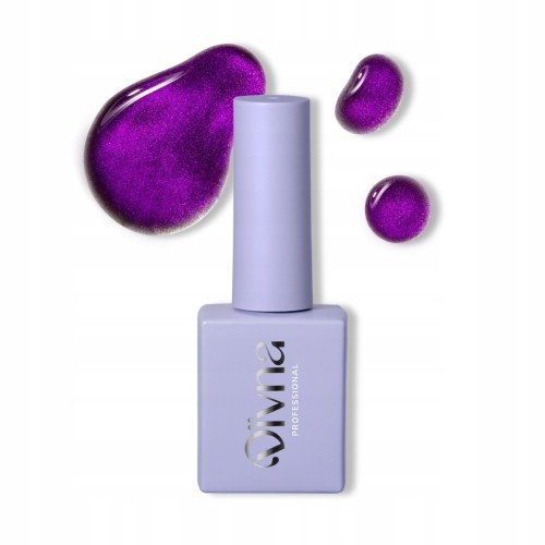 DIVNA Lakier Hybrydowy Do Paznokci Efekt Kocie Oko SILK CAT EYE 10 9ml