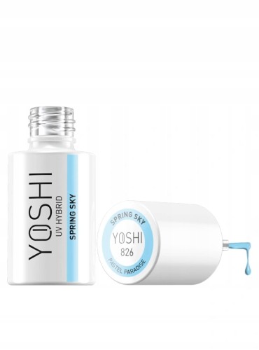 Yoshi Lakier Hybrydowy do paznokci 826 Spring Sky PASTEL PARADISE 6ml