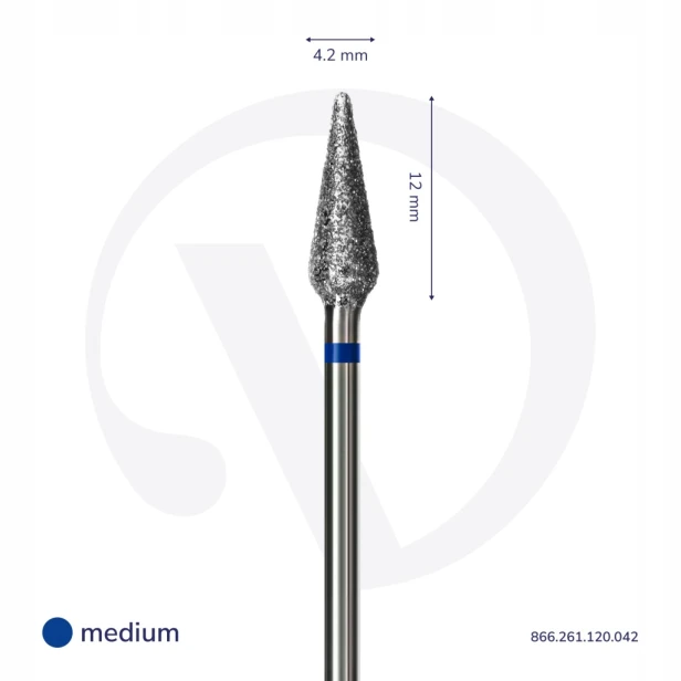 DIVNA Frez Diamentowy Stożek Kropla 4,2mm (127)