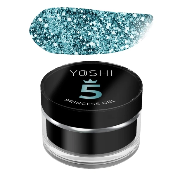 Yoshi Żel do zdobień Princess Gel UV LED No5 BLUE 5g