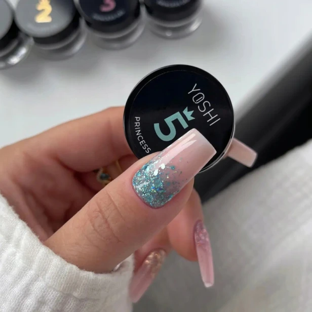 Yoshi Żel do zdobień Princess Gel UV LED No5 BLUE 5g