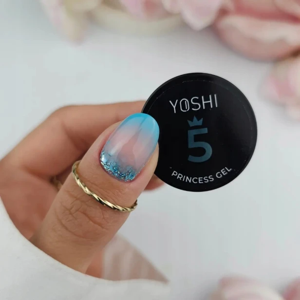 Yoshi Żel do zdobień Princess Gel UV LED No5 BLUE 5g