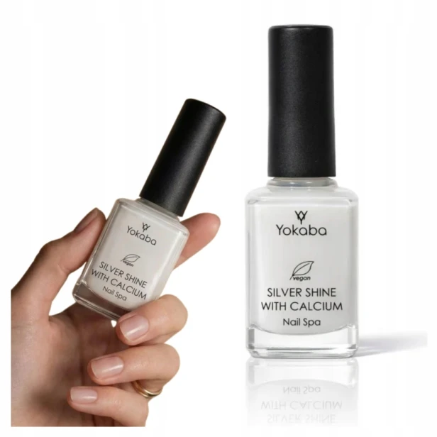 Yokaba Odżywka Do Paznokci With Calcium Nail Spa SILVER SHINE 15ml