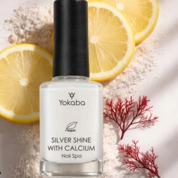 Yokaba Odżywka Do Paznokci With Calcium Nail Spa SILVER SHINE 15ml