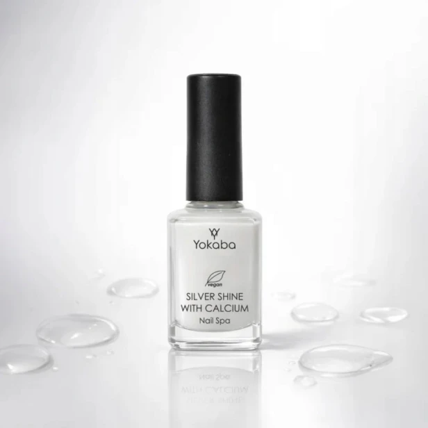 Yokaba Odżywka Do Paznokci With Calcium Nail Spa SILVER SHINE 15ml