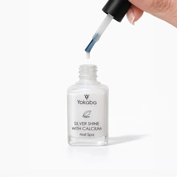 Yokaba Odżywka Do Paznokci With Calcium Nail Spa SILVER SHINE 15ml