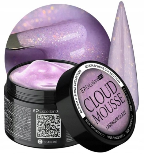 Excellent PRO Żel budujący do paznokci Cloud Mousse LAVENDER GLAZE 15g