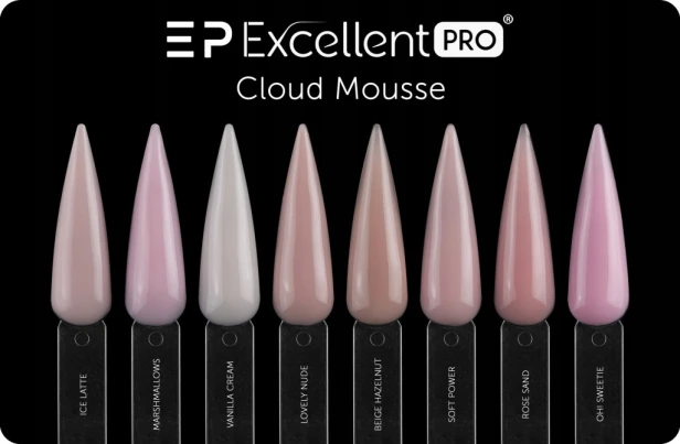 Excellent Pro Żel budujący do paznokci Cloud Mousse MARSHMALLOWS 50g