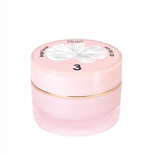 EM NAIL Art Gel 3D biały żel do zdobień 3D ANGEL SCULPT 3 5g