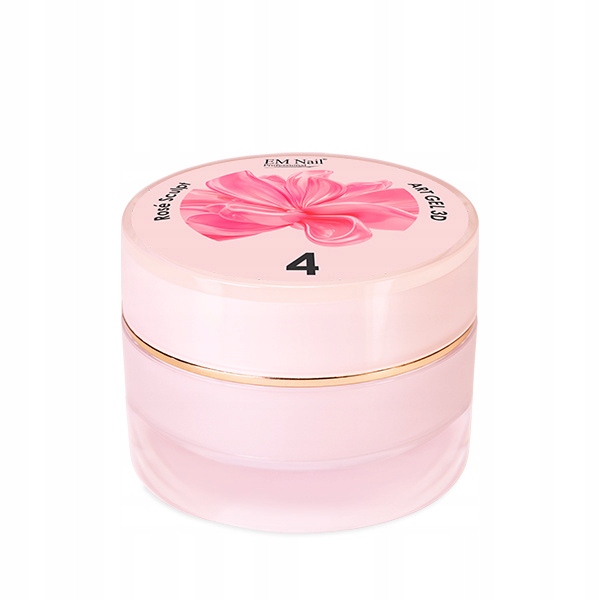 EM Nail gęsty różowy żel do zdobień Art Gel 3D ROSE SCULPT 4 5g