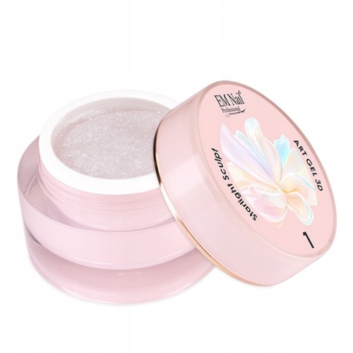 EM Nail Żel Do Zdobień Przestrzennych Art Gel 3D STARLIGHT SCULPT 1 5g