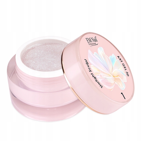 EM Nail Żel Do Zdobień Przestrzennych Art Gel 3D STARLIGHT SCULPT 1 5g