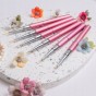 Aba Group Pędzelek do zdobień paznokci różowy Rose Liner 5mm
