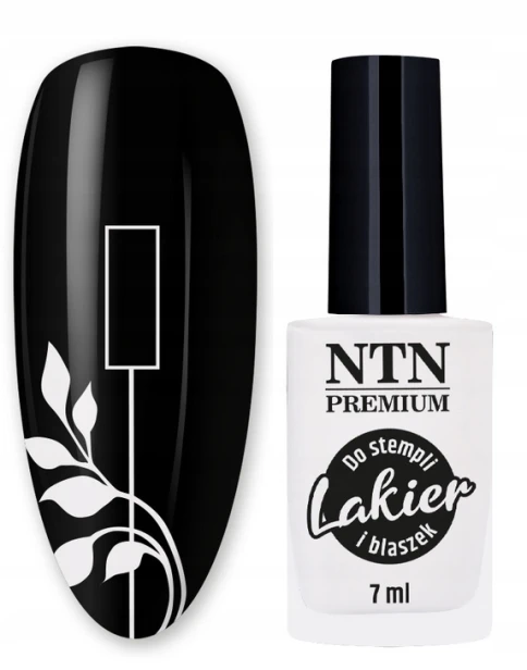 NTN Premium Lakier do stempli i blaszek nr 58 biały 7ml