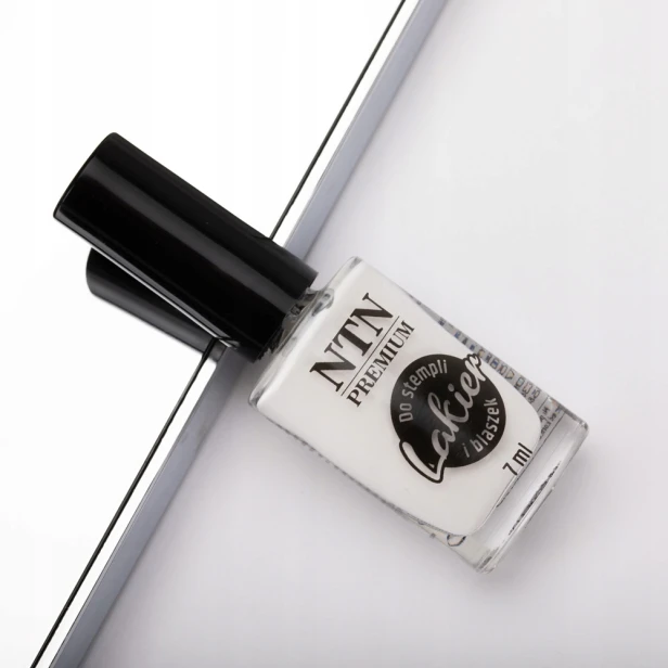 NTN Premium Lakier do stempli i blaszek nr 58 biały 7ml