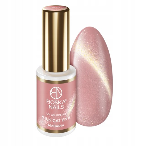 Boska Nails Lakier hybrydowy do paznokci Cat Eye SILK AMBARIA 506 6ml