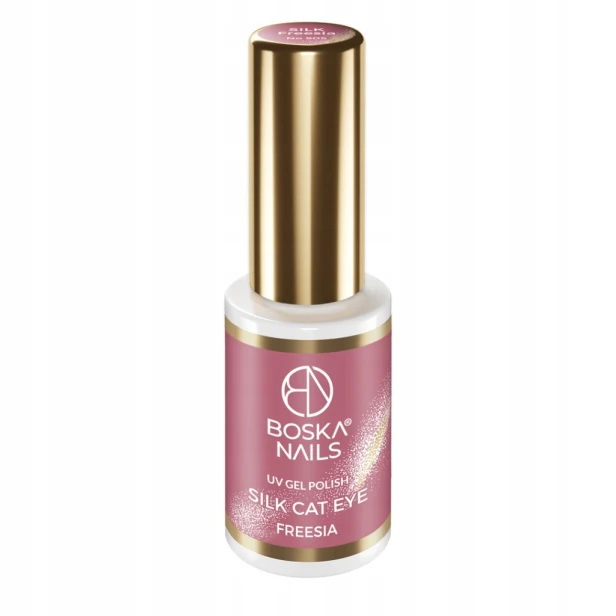 Boska Nails Lakier hybrydowy do paznokci Cat Eye SILK FREESIA nr 505 6ml
