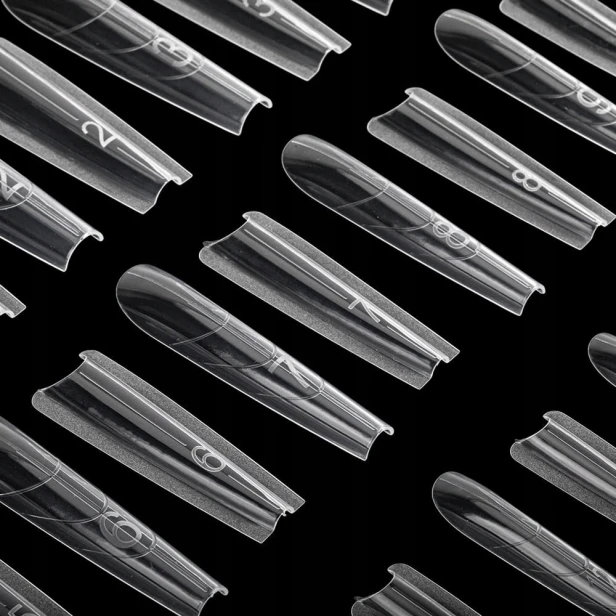 Molly Nails Podwójne Dual Formy Kanapkowe Coffin SANDWICH W555 240szt