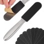 Molly Nails Metalowa Tarka do pedicure z 10 wymiennymi wkładami 21,5cm