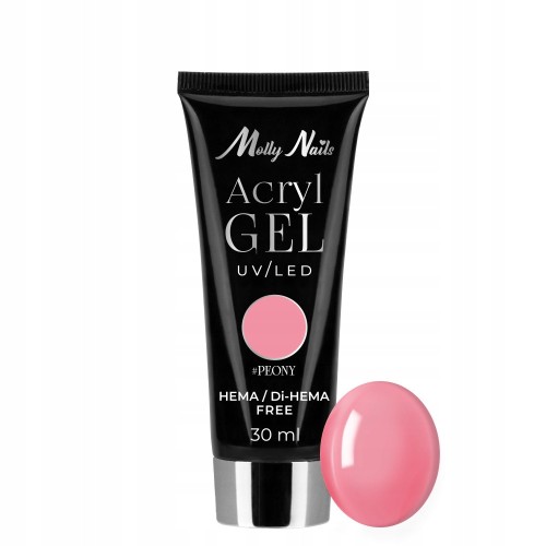 Molly Nails Akrylożel budujący do paznokci PEONY 30ml