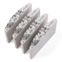 Aba Group Pilnik do paznokci półksiężyc 180/240 Small Line STANDARD 100szt