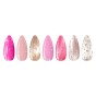 EM Nail Zestaw Baza WATER DROPS & Dry Top Coat efekt kropli Rosy, wody 6ml