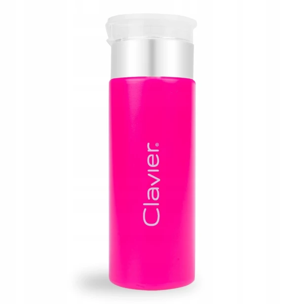 Clavier Różowy dozownik butelka z pompką na cleaner/aceton 150ml