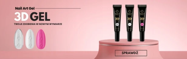 Boska Nails Żel 3D do Zdobień paznokci CLEAR 8ml
