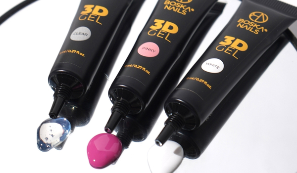 Boska Nails Żel 3D do Zdobień paznokci CLEAR 8ml
