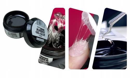 SLOWIANKA Express Modeling Rubber Gel-Glue Żel 3D Do Tipsów i Zdobień 15g