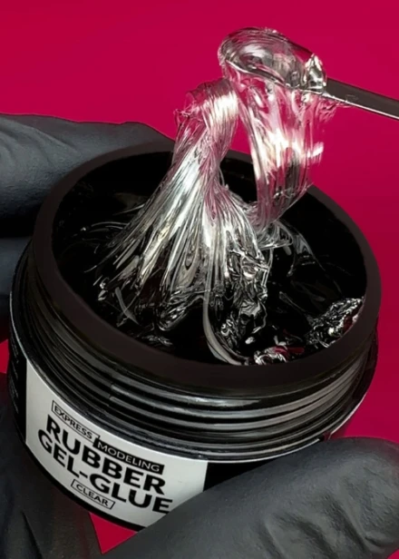 SLOWIANKA Express Modeling Rubber Gel-Glue Żel 3D Do Tipsów i Zdobień 15g