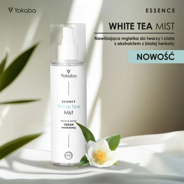 Yokaba White Tea Mist Face&Body Nawilżająca Mgiełka do twarzy i ciała 200ml