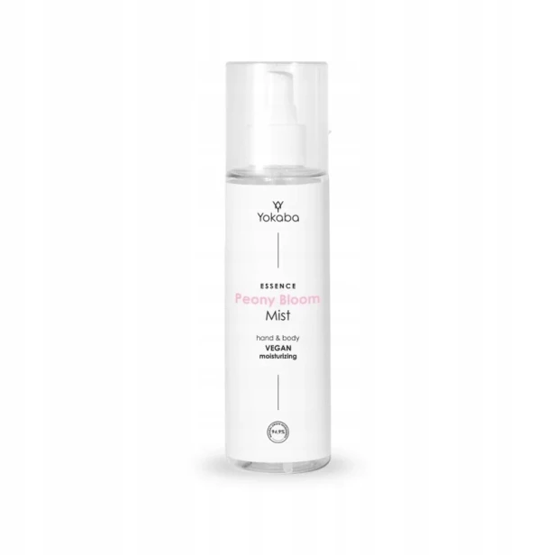 Yokaba Mgiełka do ciała i włosów VEGAN PEONY BLOOMY MIST 200ml