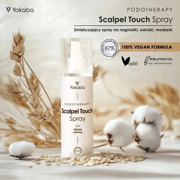 Yokaba Zmiękczający spray na nagniotki odciski SCALPEL TOUCH SPRAY 200ml