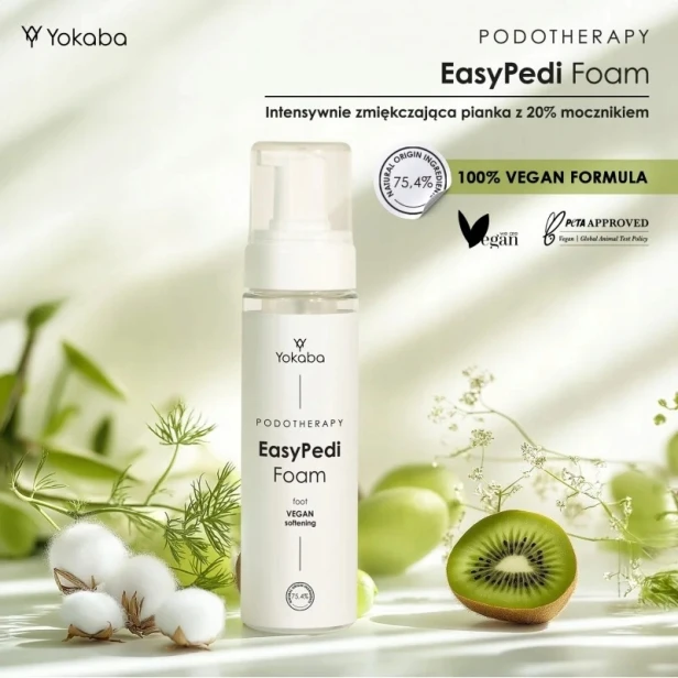 Yokaba Zmiękczająca pianka do pedicure EasyPedi Foam Foot Podotherapy 200ml