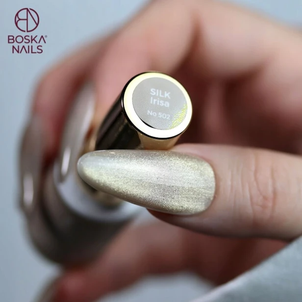 Boska Nails Lakier hybrydowy do paznokci Cat Eye SILK IRISA 502 6ml