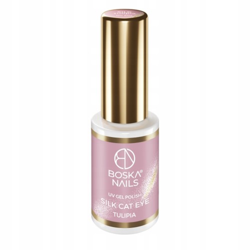 Boska Nails Magnetyczny Lakier Hybrydowy Cat Eye 504 SILK TULIPIA 6ml