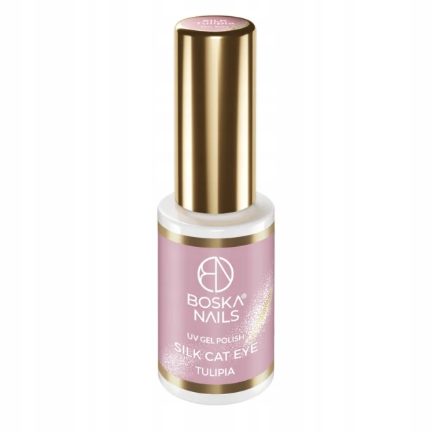 Boska Nails Magnetyczny Lakier Hybrydowy Cat Eye 504 SILK TULIPIA 6ml