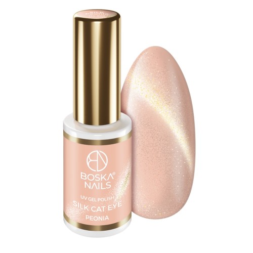 Boska Nails Lakier hybrydowy do paznokci Cat Eye Silk 503 SILK PEONIA 6ml