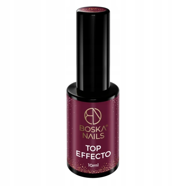 Boska Nails Top hybrydowy do paznokci Kocie oko magnetyczy Top EFFECTO 10ml