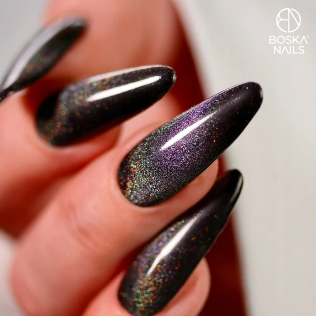 Boska Nails Top hybrydowy do paznokci Kocie oko magnetyczy Top EFFECTO 10ml