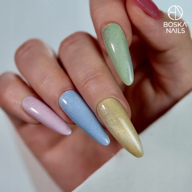 Boska Nails Top hybrydowy do paznokci Kocie oko magnetyczy Top EFFECTO 10ml