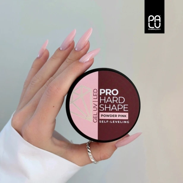 Palu Żel Budujący do paznokci Twardy Pro Hard Shape POWDER PINK 45g
