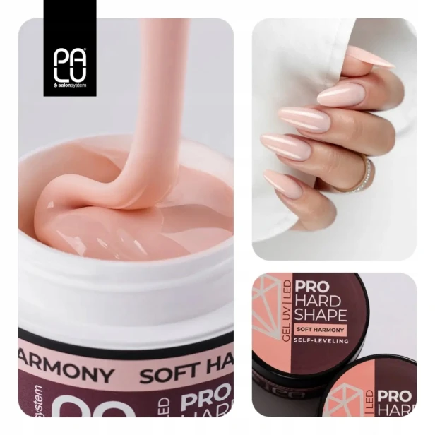 Palu Żel Budujący do paznokci Twardy Pro Hard Shape SOFT HARMONY 45g